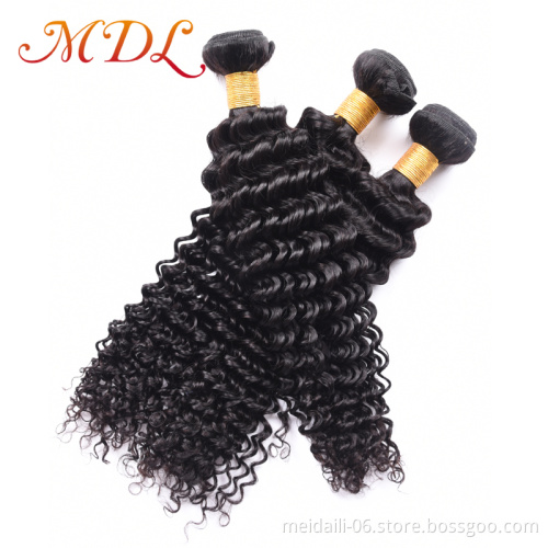 Brazilian wholesale raw weave bundles human hair pieces for black women virgin deep wave